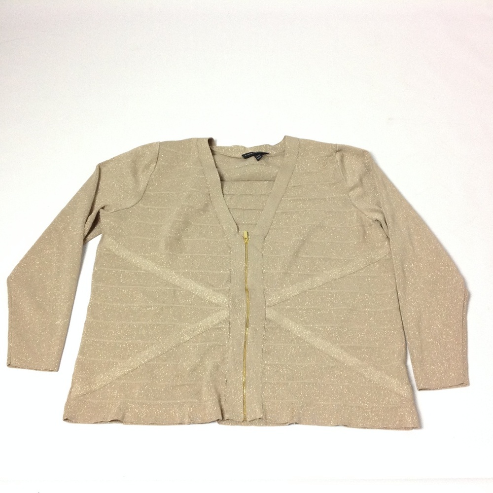 Lane Bryant Tan Button Down Shirt
